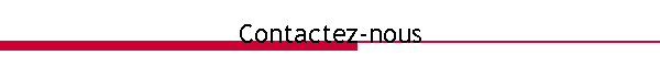 Contactez-nous